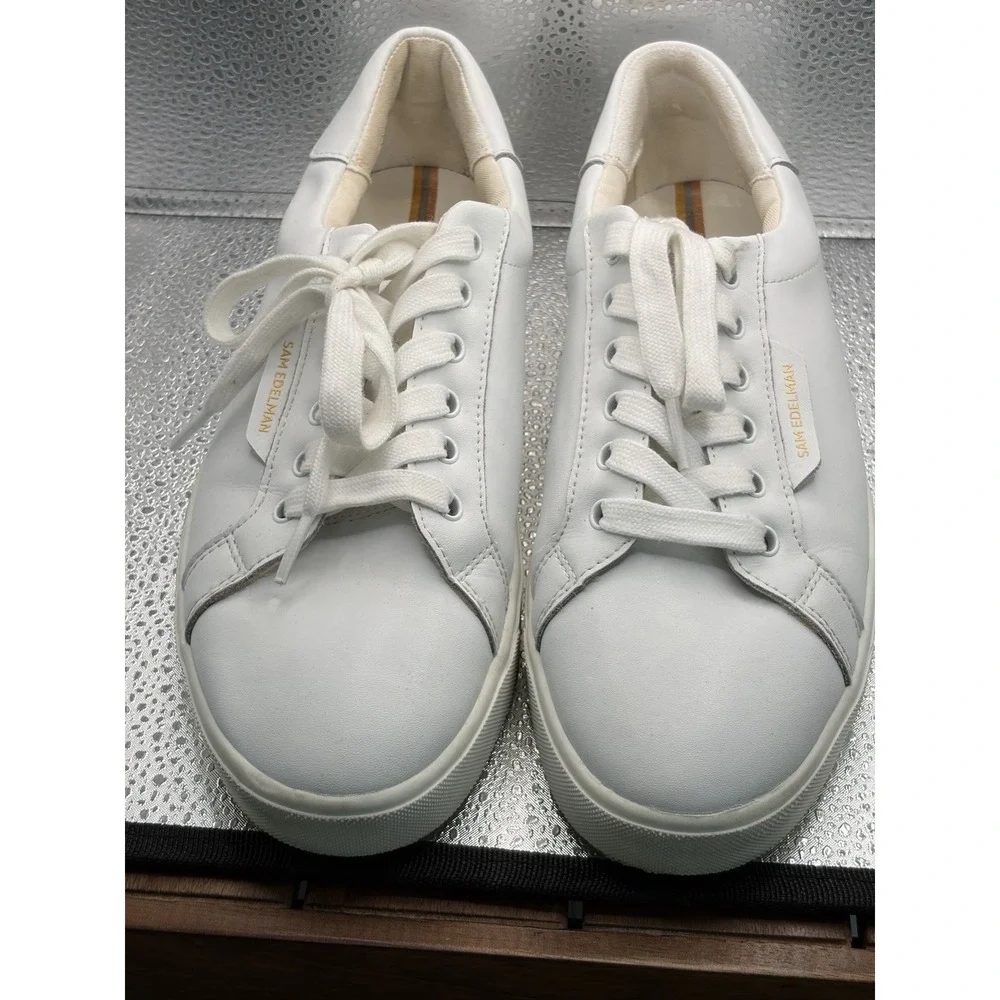 Sam Edelman women's White Sneakers size 9.5 CLEAN